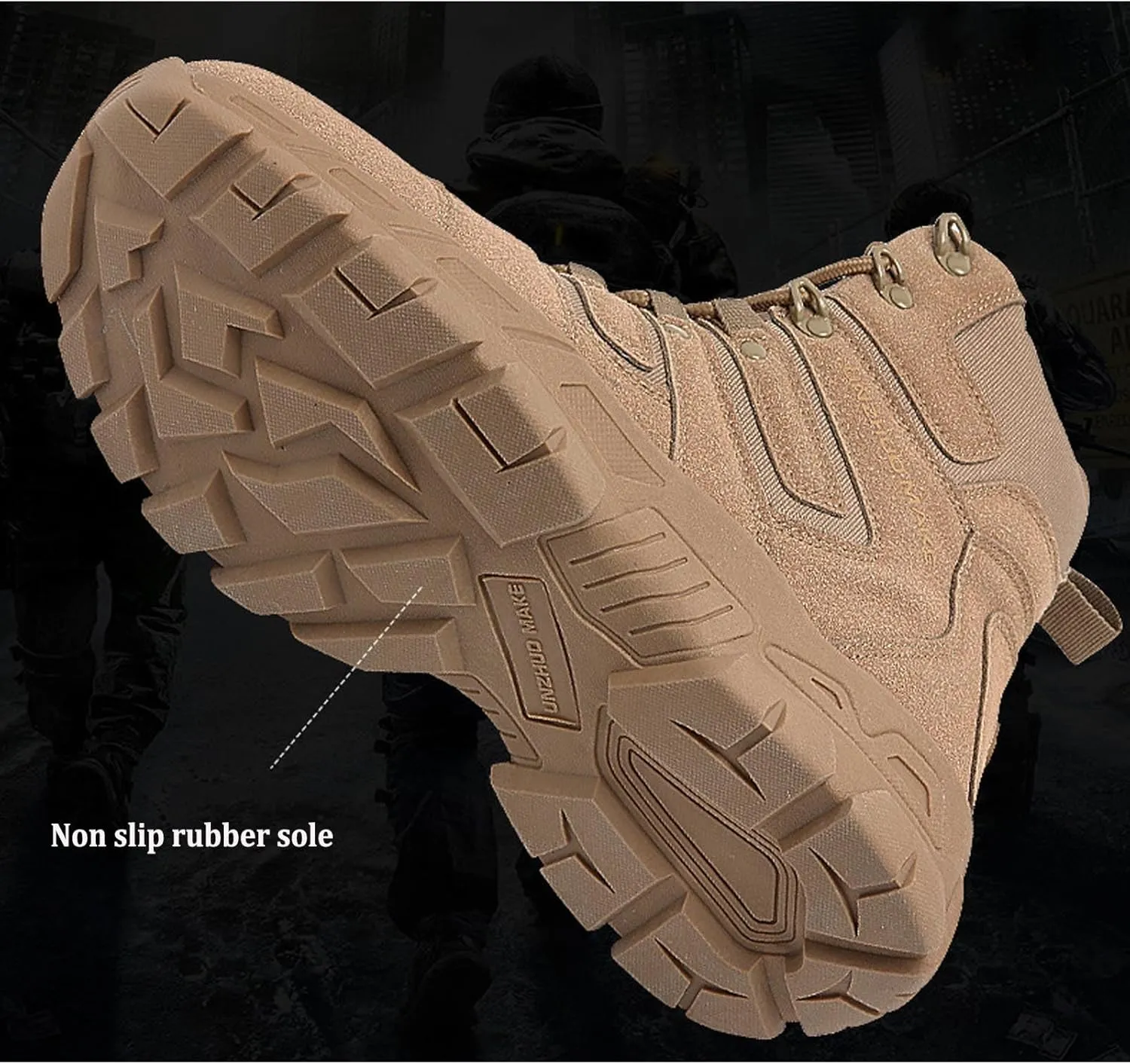 Men's Tactical Boots Lightweight Hiking Boots Water-resistant Military Army Boots Ankle Duty Hunting Boots