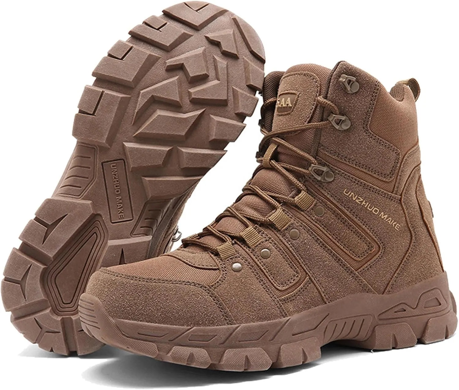 Men's Tactical Boots Lightweight Hiking Boots Water-resistant Military Army Boots Ankle Duty Hunting Boots