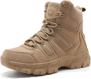Men's Tactical Boots Lightweight Hiking Boots Water-resistant Military Army Boots Ankle Duty Hunting Boots