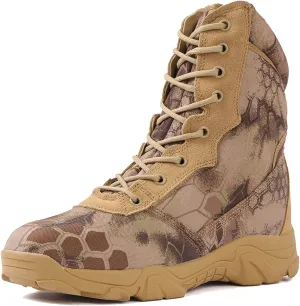 Men's Tactical Boots Lightweight Hiking Boots Water-resistant Military Army Boots Ankle Duty Hunting Boots