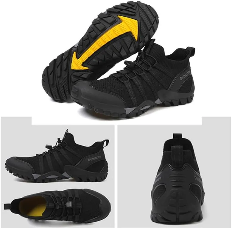 Mens Water Shoes Anti-Slip Hiking Shoes Quick Drying Sports Aqua Barefoot Shoes Breathable Climbing Shoes Outdoor Walking Fishing Shoes