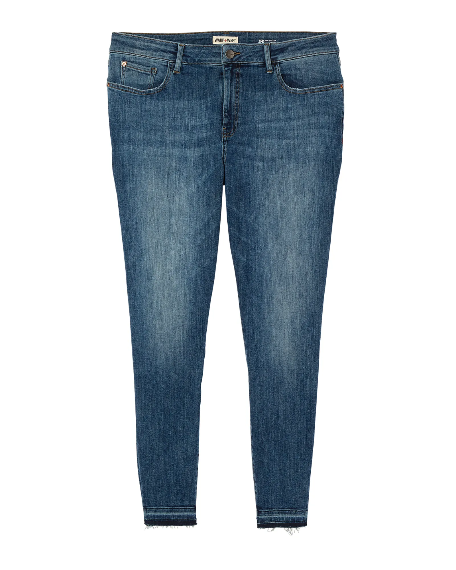 Orchard Released Hem Skinny Jean | Medium Wash