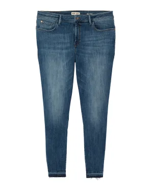 Orchard Released Hem Skinny Jean | Medium Wash