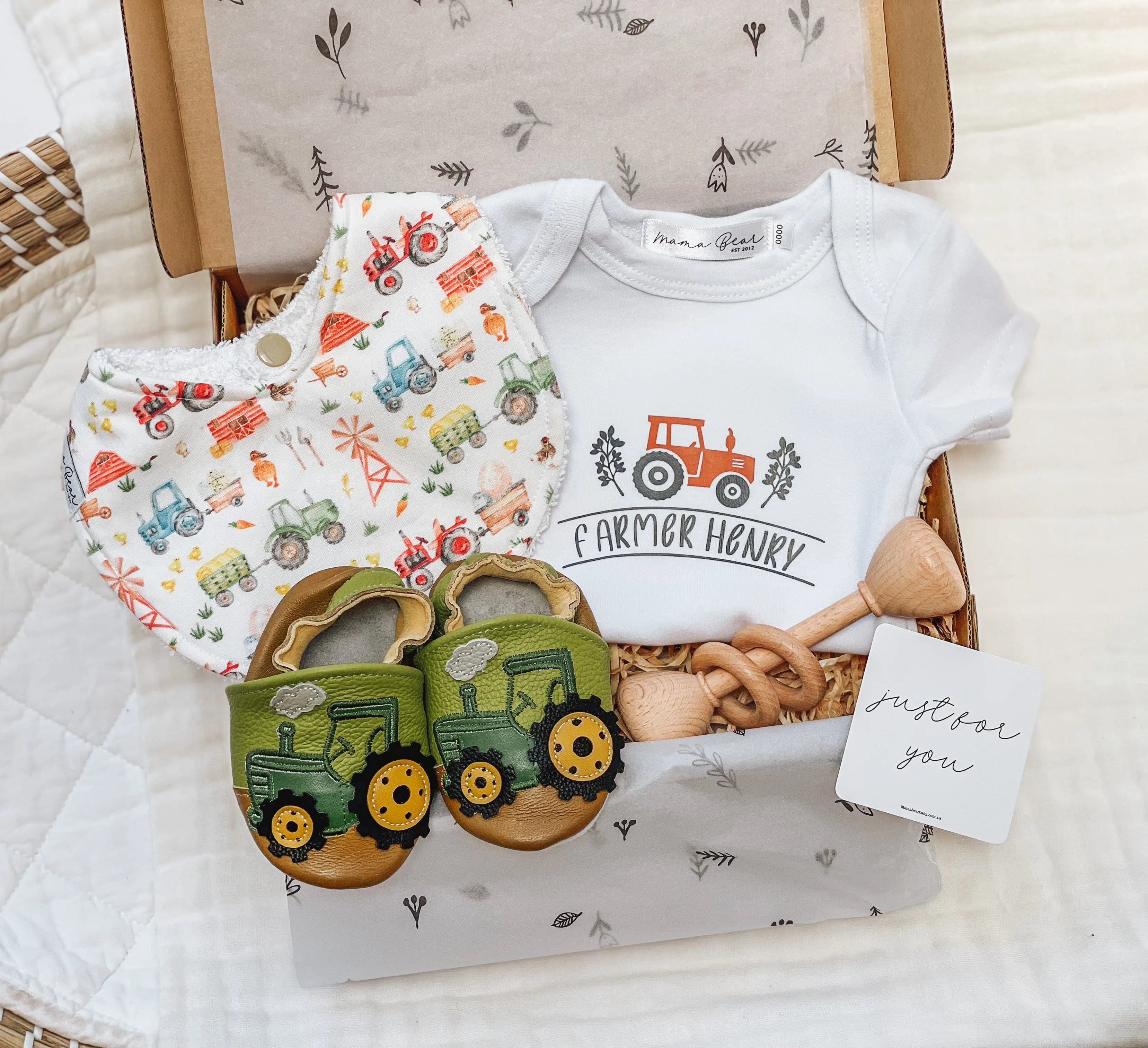 Personalised Farmer Onesie Giftbox | Unisex