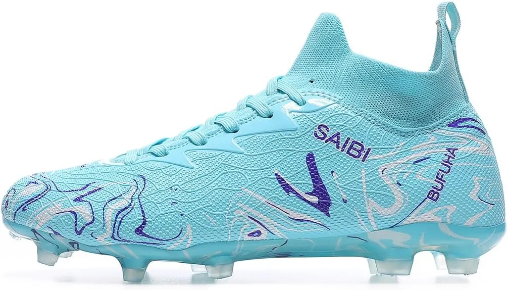 Professional Men's Indoor and Outdoor Sports Training Football Shoes, Lightweight and Breathable Cleats Shoes