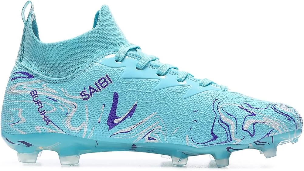 Professional Men's Indoor and Outdoor Sports Training Football Shoes, Lightweight and Breathable Cleats Shoes