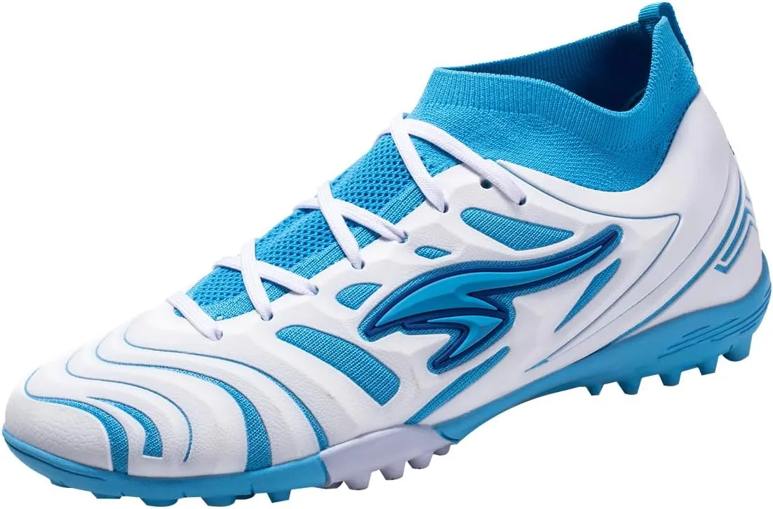 Professional Men's Indoor and Outdoor Sports Training Football Shoes, Lightweight, Breathable, Anti Slip Cleat Shoes