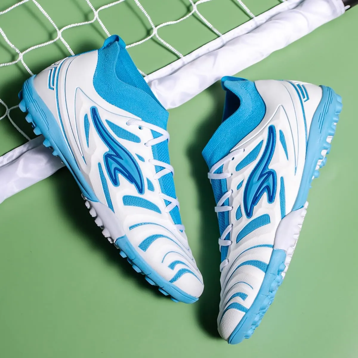 Professional Men's Indoor and Outdoor Sports Training Football Shoes, Lightweight, Breathable, Anti Slip Cleat Shoes