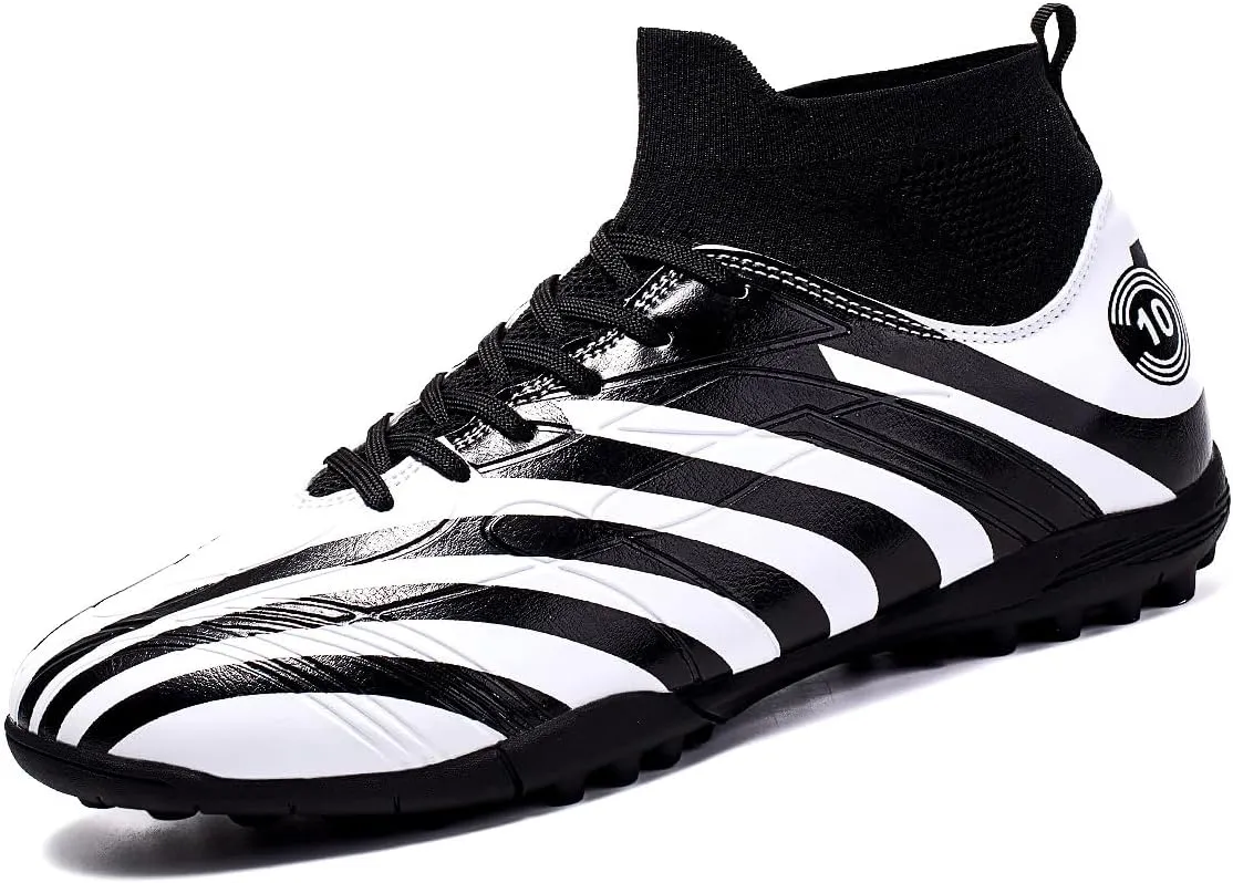 Professional Men's Lightweight and Breathable Indoor and Outdoor Training Sports Football Shoes with Cleat