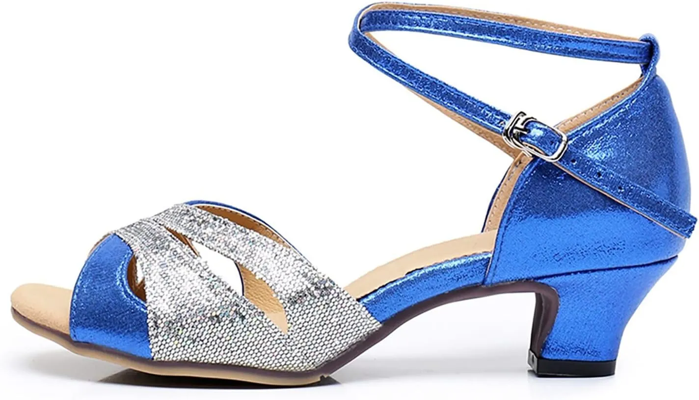 Prom Shoe for Women Chunky Heel Dancing Shoes Latin Dance Shoes Professional Heels Soft Practice Shoe