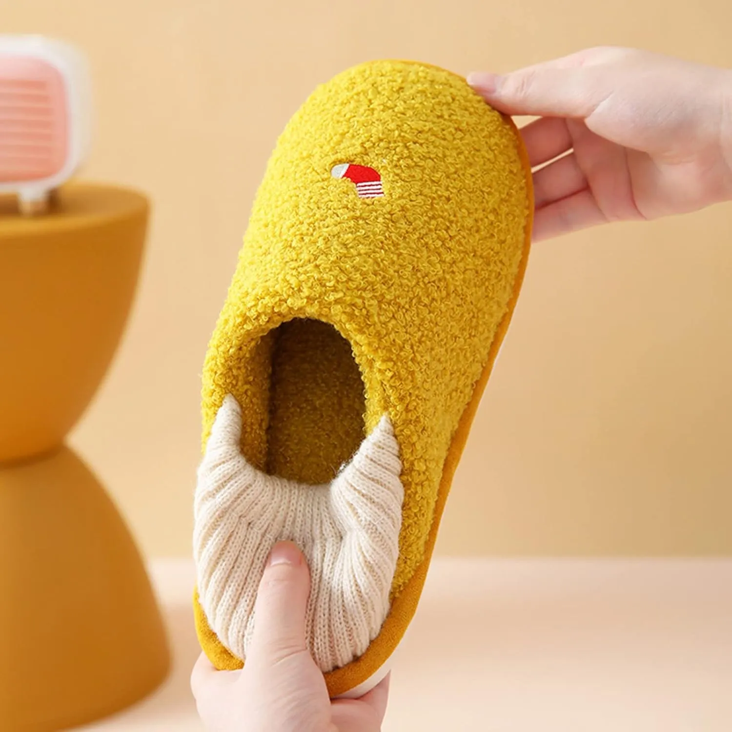 SBGMoSJ Winter Slippers Women Men Warm Anti-Slip Indoor House Shoes Winter Slipper Shoes Comfy House Slippers Womens Funny Slippers for Women Animal Christmas Gifts for Kids Gifts for Husband 2023