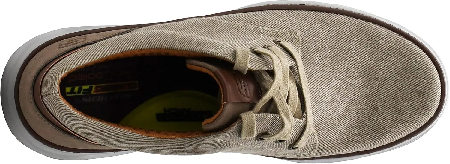 Skechers Men's Moreno Canvas Oxford Shoe, 9