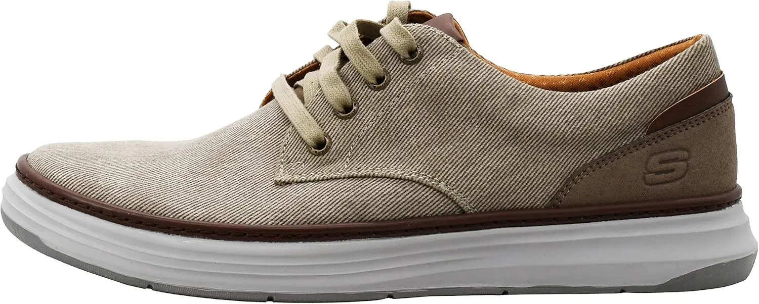 Skechers Men's Moreno Canvas Oxford Shoe, 9