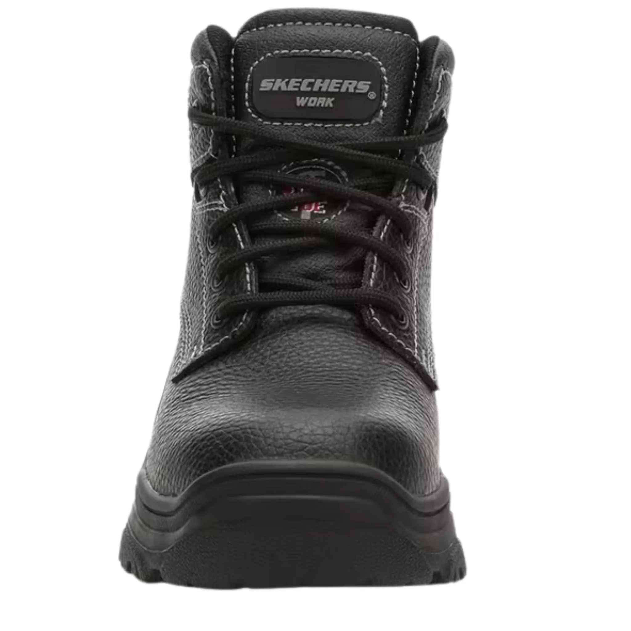Skechers Women's 77241 Burgin Krabok Black Steel Toe Work Boots