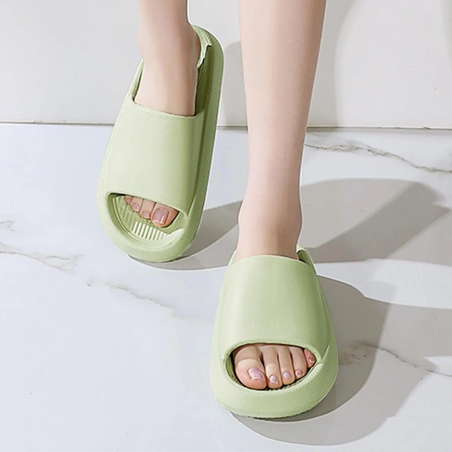 Slides for Men Slides for Women Mens Slippers Shower Shoes Women Spa Ultimate Comfort Drainage Hole Slippers