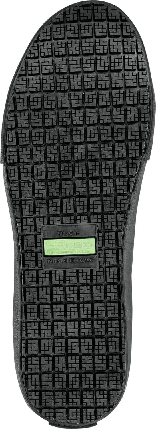 SR Max L.A., Men's, Black, High Top Athletic Style, MaxTrax Slip Resistant, Soft Toe Work Shoe
