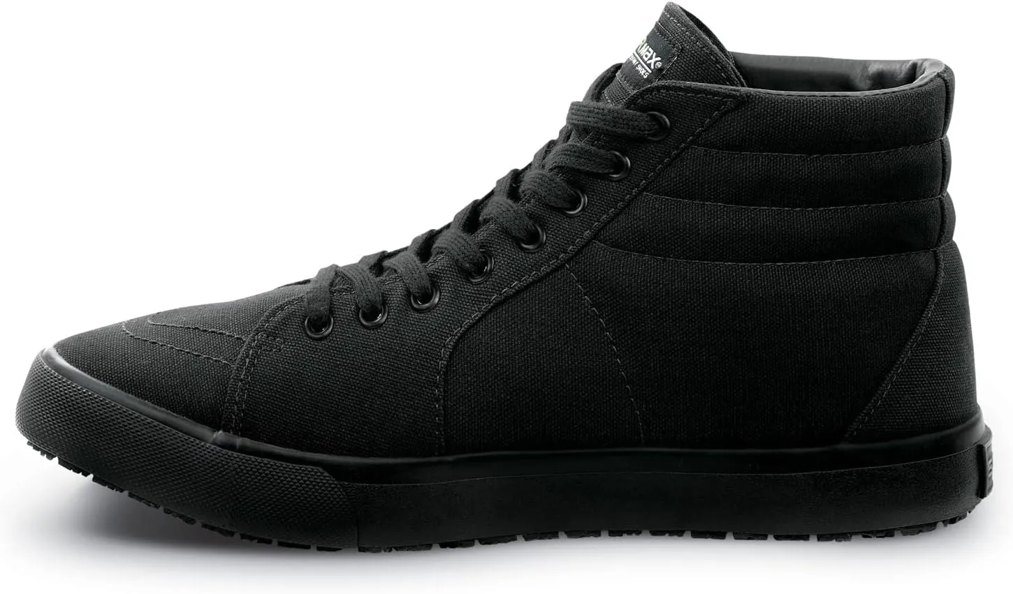 SR Max L.A., Men's, Black, High Top Athletic Style, MaxTrax Slip Resistant, Soft Toe Work Shoe
