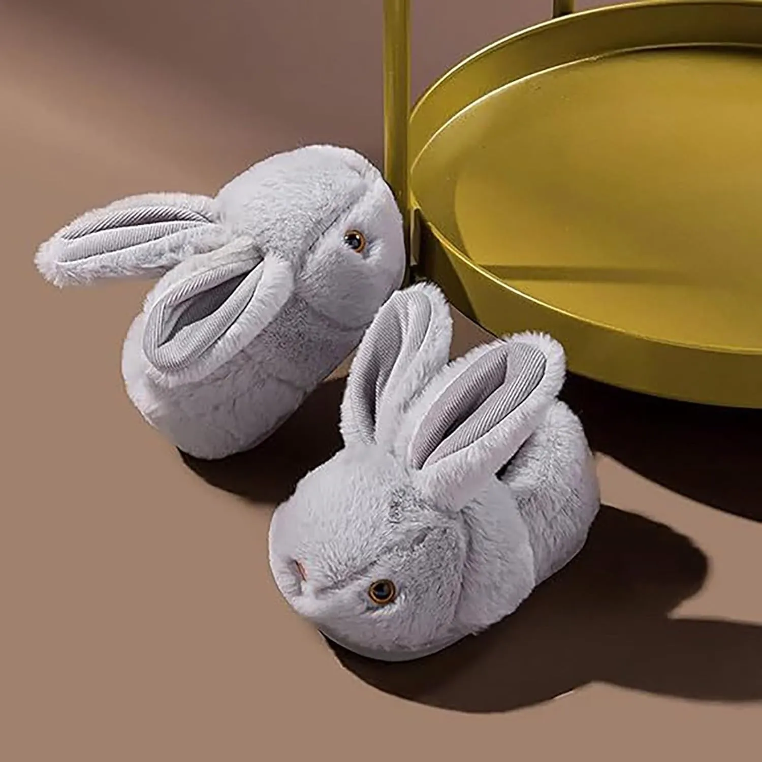 Toddler Girls Slippers Winter Infant Boys Fluffy Cute Bunny Flat Home Slippers Winter Warm Indoor Bedroom Shoes