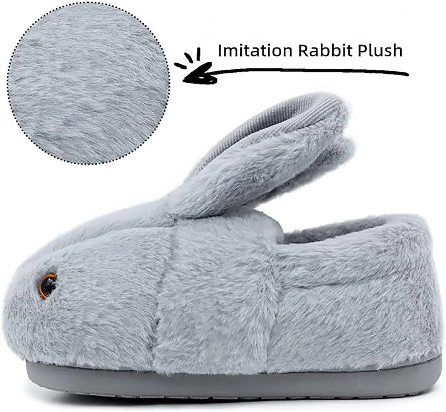 Toddler Girls Slippers Winter Infant Boys Fluffy Cute Bunny Flat Home Slippers Winter Warm Indoor Bedroom Shoes