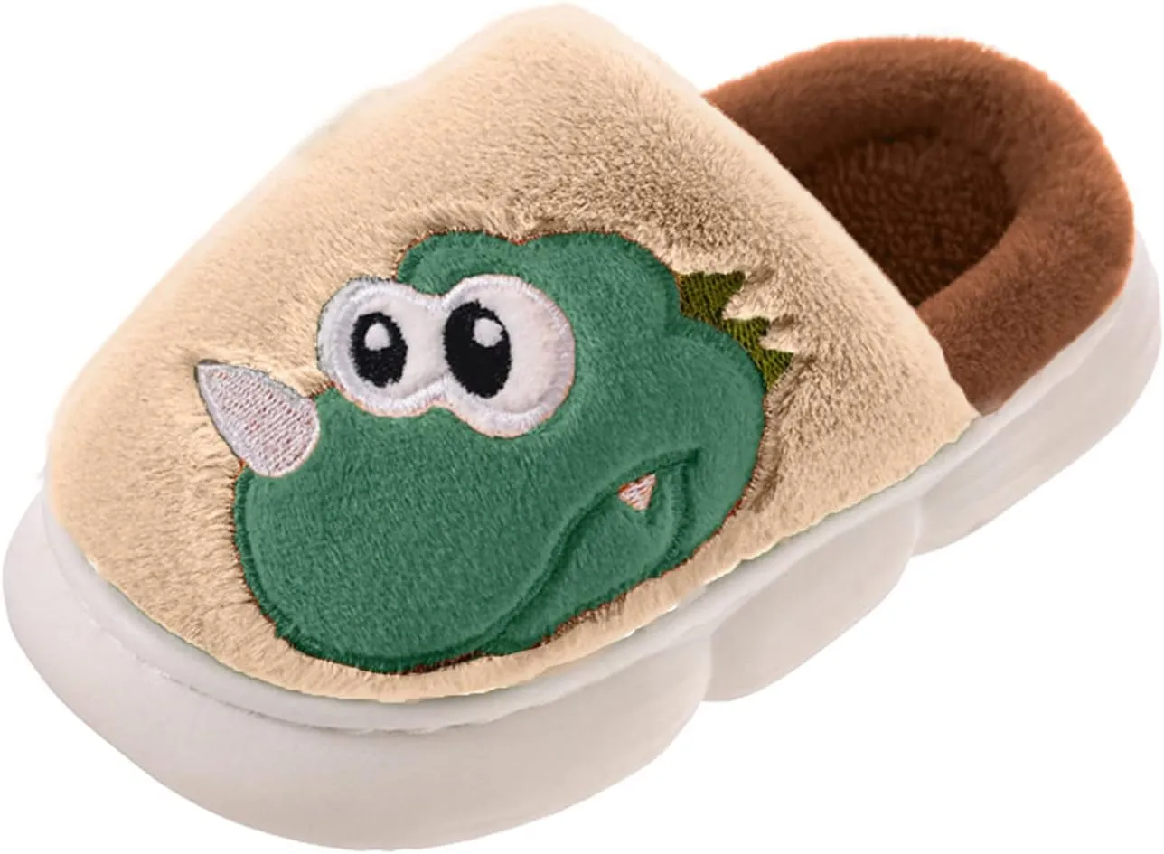 Toddler Slippers Children Cotton Slippers Boys Girls Autumn Winter Warm Wool Slippers Small Medium Sandals Boys 12