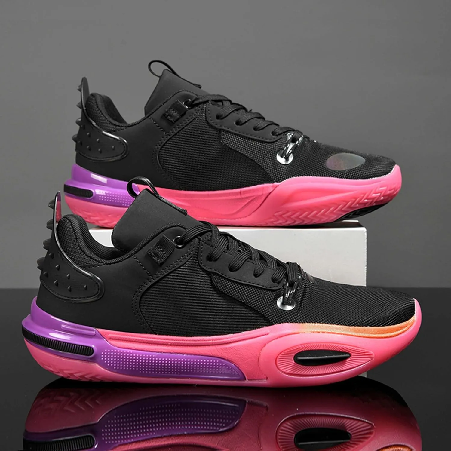 Unisex Basketball Shoes, Lightweight and wear-Resistant Basketball Shoes, Men's Fashionable Sports Shoes