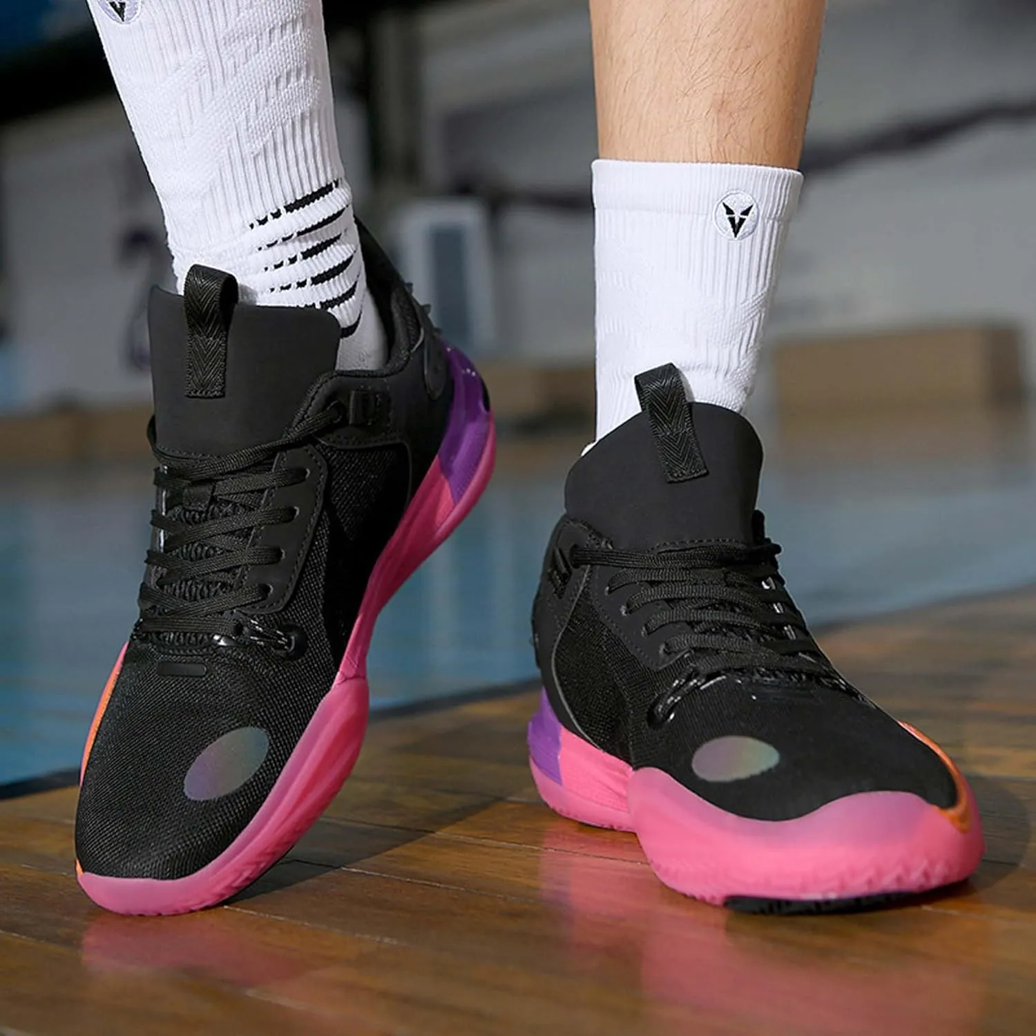 Unisex Basketball Shoes, Lightweight and wear-Resistant Basketball Shoes, Men's Fashionable Sports Shoes