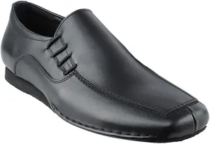 Very Fine Dance Shoes - Mens Latin, Rhythm Ballroom Dance Shoes - SERO102BBX - Flat Heel - Black Leather - 10.5