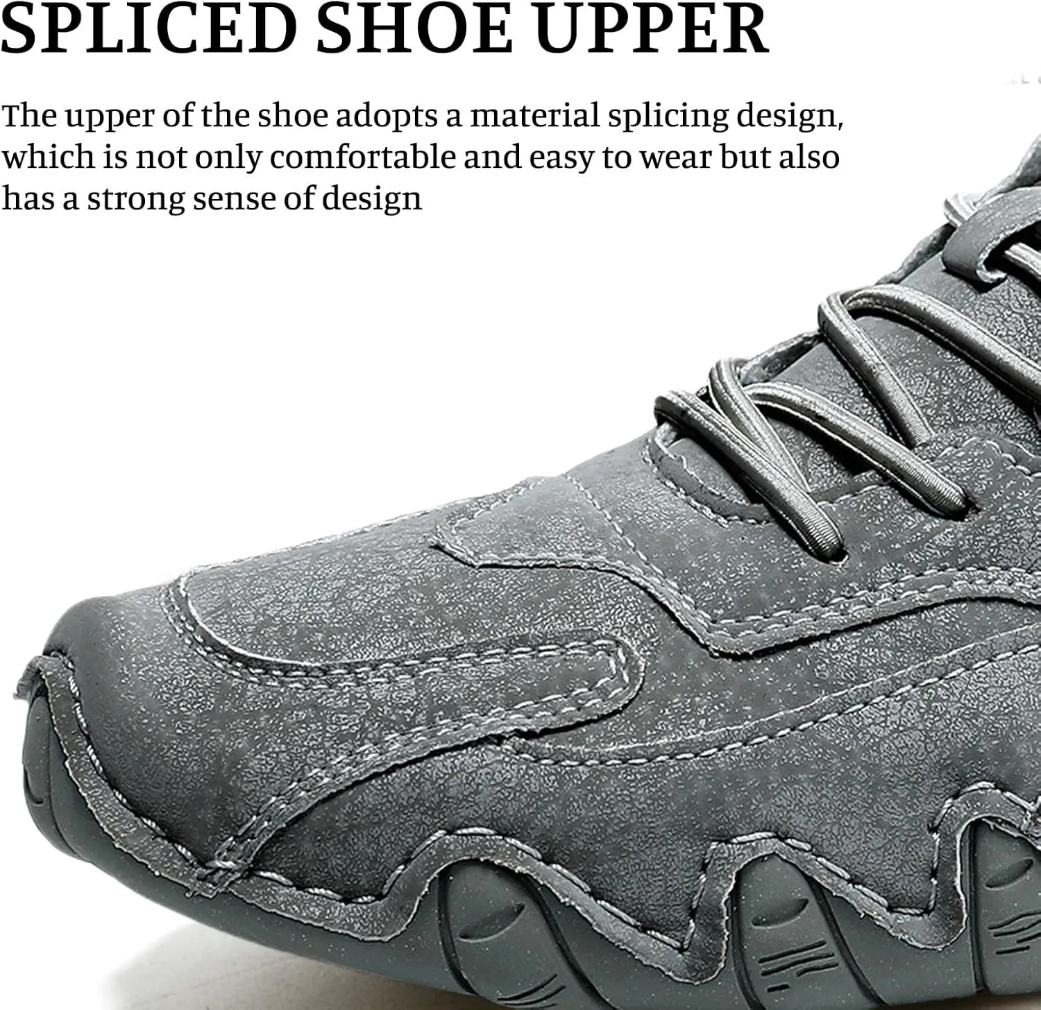 Vogany Shoes Orthopedic Sneakers for Men Women Driving Casual Slip On Shoes Fashion Sneakers Comfort Handmade Chukka Dress Walking Shoe Minimalist Boot Lightweight Commute Shoe Unisex