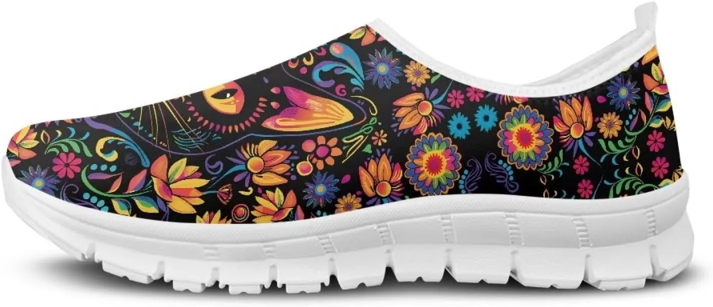 Women's Animals Sneaker Casual Lightweight Anti-Skid Outdoor Shoes Cozy Low-Top Slip On Holiday Running Sneaker for Ladies US 5.5-11.5