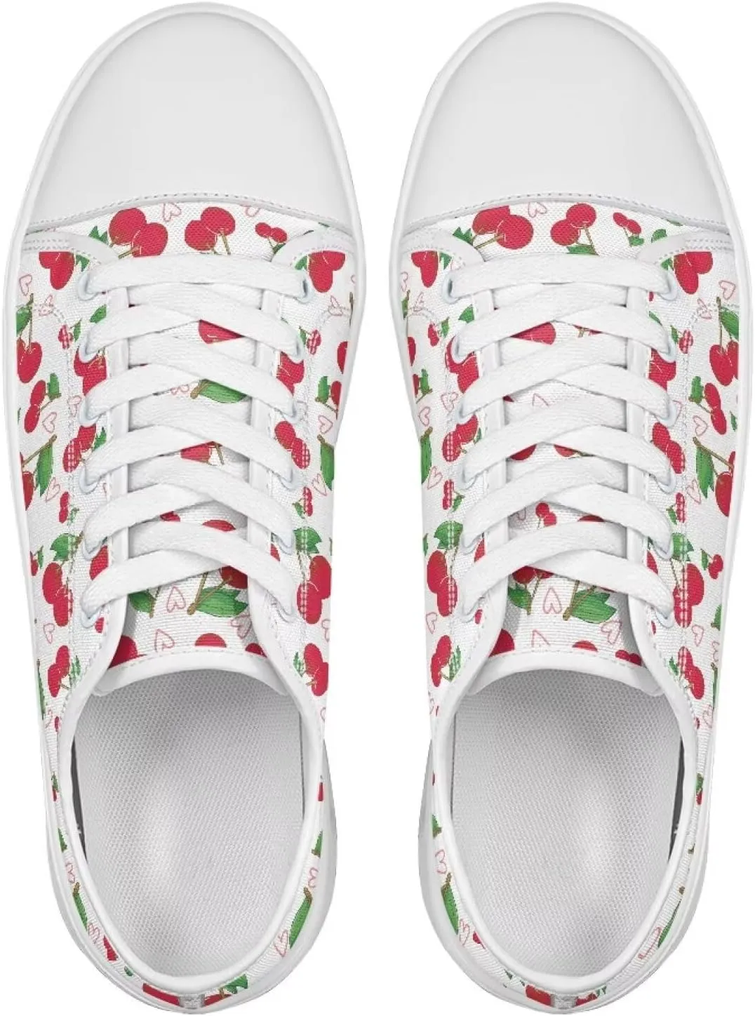 Women's Canvas Slip On Shoes Casual Lightweight Walking Sneakers Fashion Low Top Canvas Tennis Shoe Size 6-13.5 White Sole