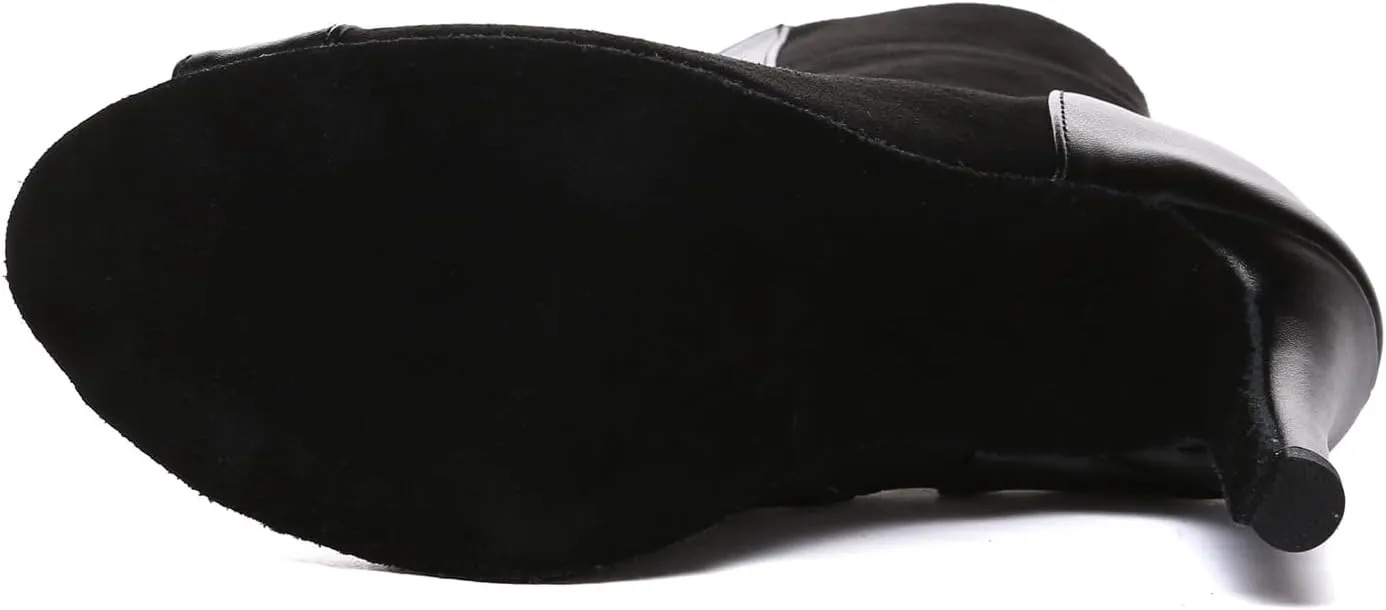 Womens Girls Latin Salsa Dance Shoes Ballroom Dancing Boots Party Club Sex Sandals