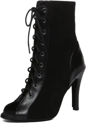 Womens Girls Latin Salsa Dance Shoes Ballroom Dancing Boots Party Club Sex Sandals
