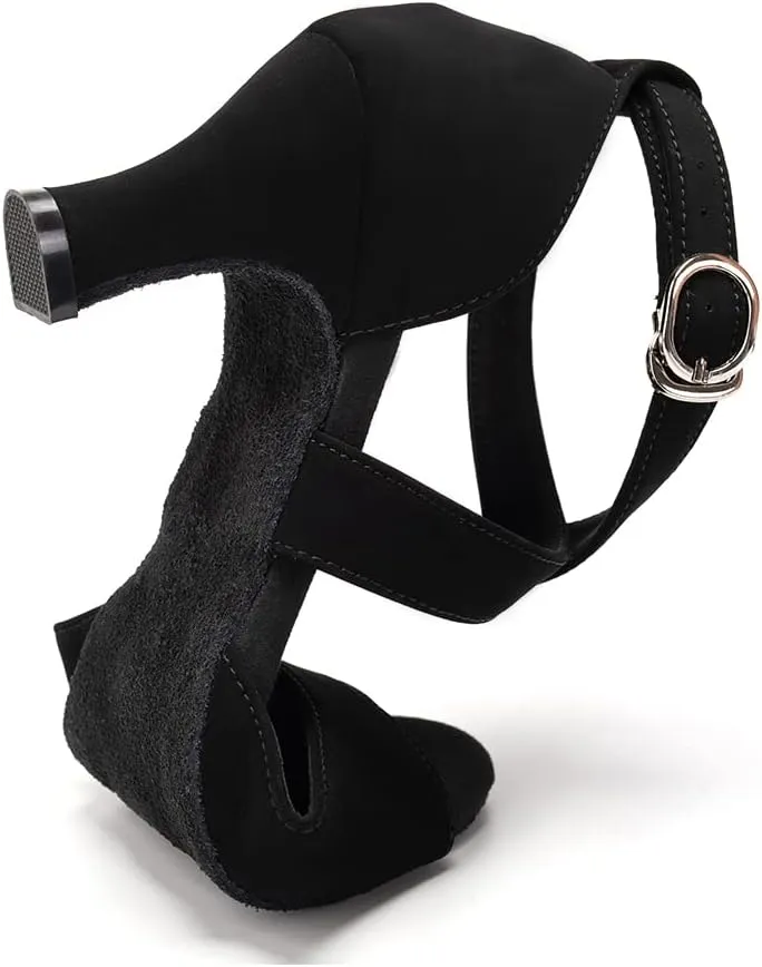Women's Latin Dance Shoes Open Toe Professional Ballroom Salsa Tango Performance Dance Shoes,Model FT095