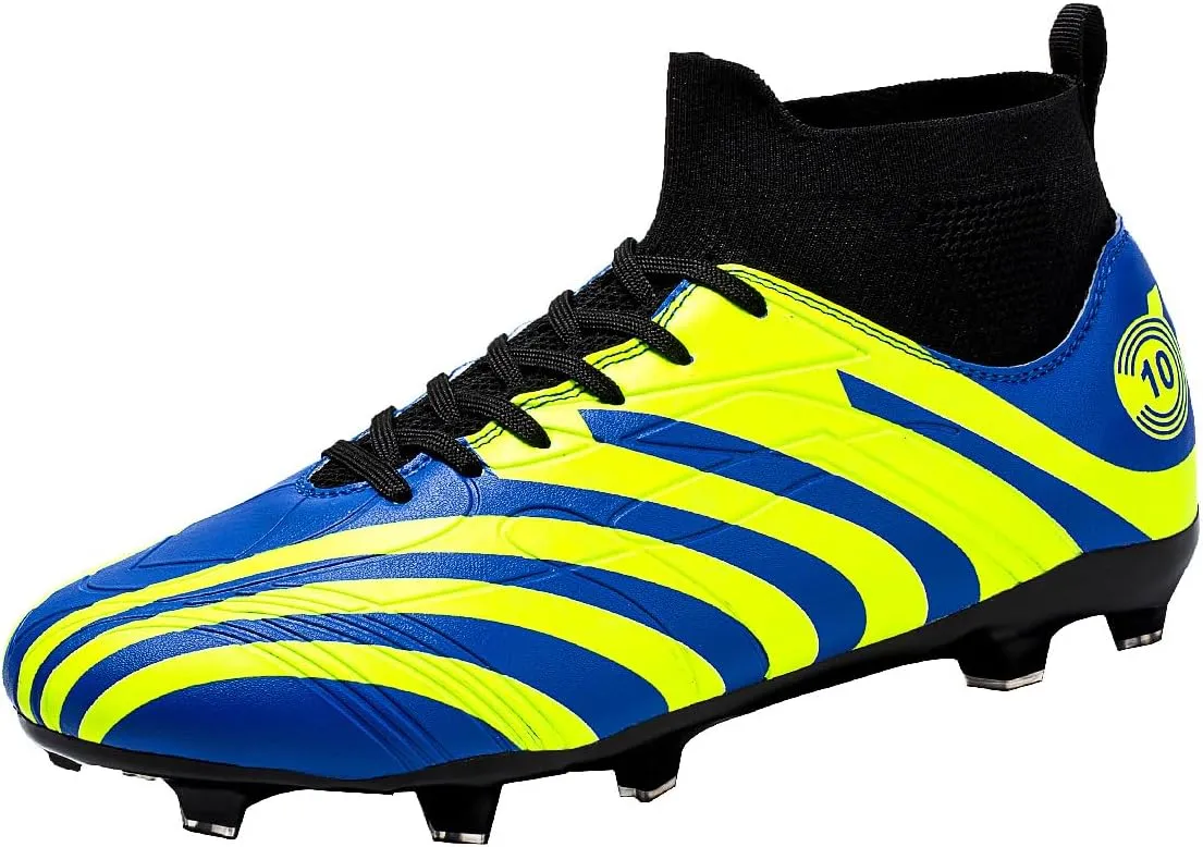 Women's Outdoor Indoor Professional Fashion Training Sports Football Shoes Lightweight, Breathable, Comfortable Cleat Shoes