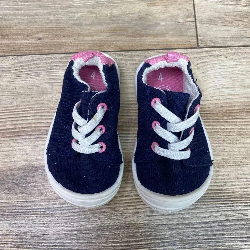 Wonder Nation Canvas Bump Toe Sneakers sz 4c