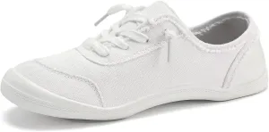 ZYEN Women's Fashion Sneakers Arch Support Walking Shoes Women Canvas Sneakers for Women Non Slip Casual Shoes Classic Fit Low Top 5-11